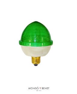 FLASH ESTROB.SRL-511 E27 VERDE