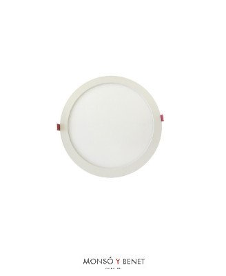 ARO REDONDO EMPOTRAR 12W LED A-700 B BLANCO FRIO6500K