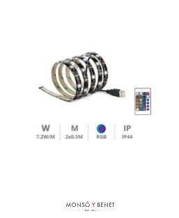 KIT MAHON USB 2x0,5M. KU-100 R RGB