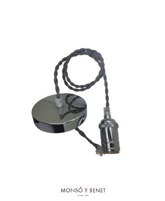 COLGANTE LAMPARAS DE TECHO LED ART CROMO