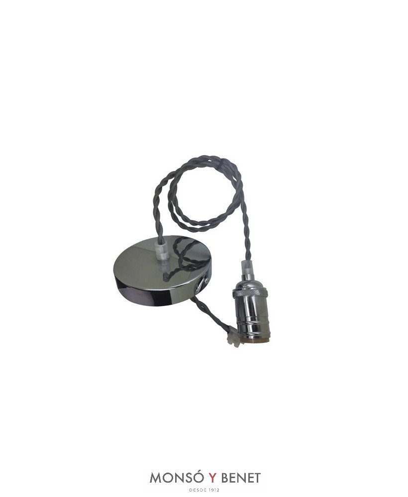 COLGANTE LAMPARAS DE TECHO LED ART CROMO