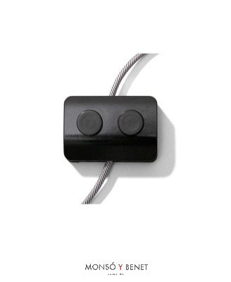 INTERRUPTOR DOBLE DE PIE No. 1254 NEGRO