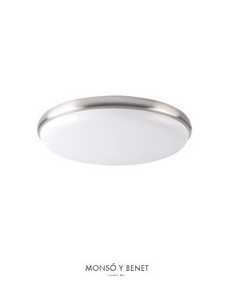 PLAFON LED SUPERFICIE 12W.PS-1616 NIQUEL MATE 4500K