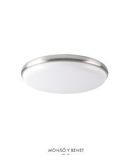 PLAFON LED SUPERFICIE 12W.PS-1616 NIQUEL MATE 4500K