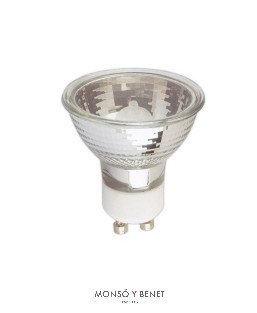 BOMBILLA HALÓGENA PAR16 50MM.REGULABLE 230V 50W GU10 36º