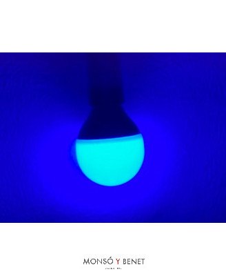 BOMBILLA LED ESFERICA 04ELMZ AZUL E14