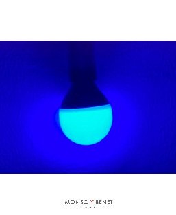 BOMBILLA LED ESFERICA 04ELMZ AZUL E14