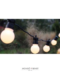 GUIRNALDA INTEMPERIE 10 LUCES BLANCO FRIO ENLAZABLE D01182