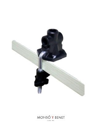 SOPORTE TIPO MORDAZA + BASE para lámparas
