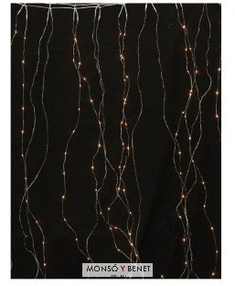 CORTINA 300 LEDS BLANCO CALIDO PROGRAMABLE A30109