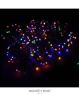GUIRNALDA 100 LED MULTICOLOR CON PROGRAMADOR