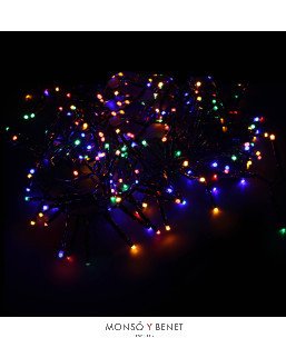GUIRNALDA 100 LED MULTICOLOR CON PROGRAMADOR