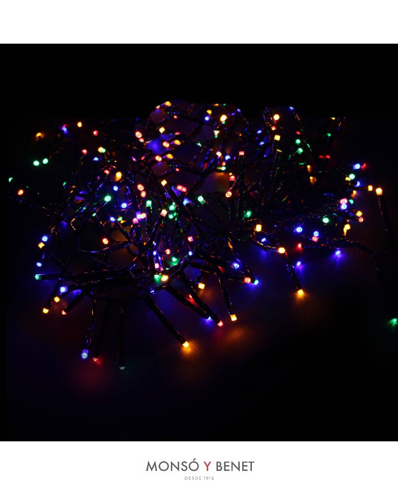 GUIRNALDA 100 LED MULTICOLOR CON PROGRAMADOR