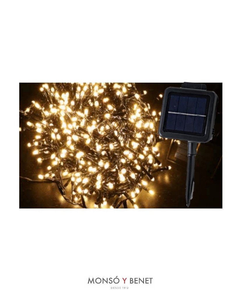 GUIRNALDA SOLAR 560 LEDS CALIDOS PROGRAMABLE IP44 D56159