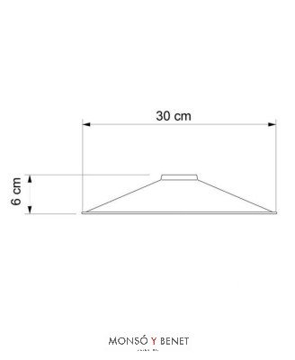 PANTALLA METAL N.6006/30 NG