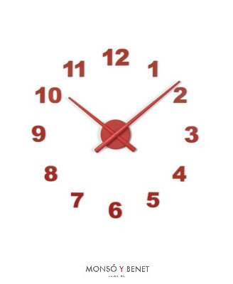 RELOJ PARED ADHESIVO No. 21212
