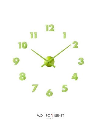 RELOJ PARED ADHESIVO No. 21212