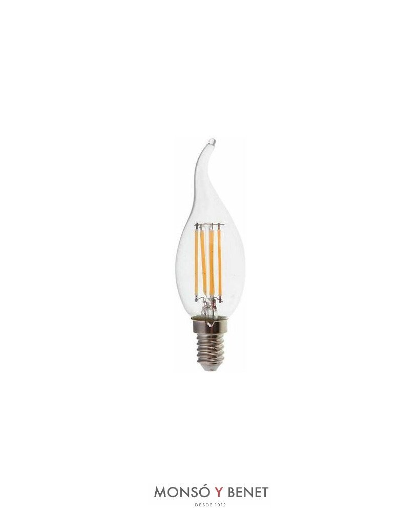BOM. LED VELA PUNTA SOPLADA 04VPC22 E14 2000K-2500K