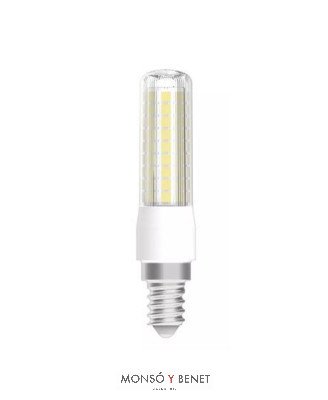 BOMBILLA LED TUBULAR DIMABLE T20x92mm. 7TSD2M 7W 2700K E14