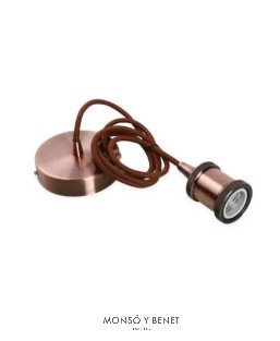 COLGANTE LAMPARAS DE TECHO LED ART COBRE