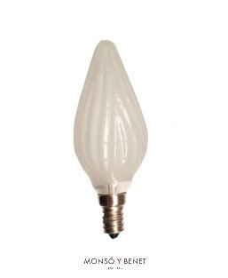 BOMBILLA VEL.ANTORCHA MATE 60W E14