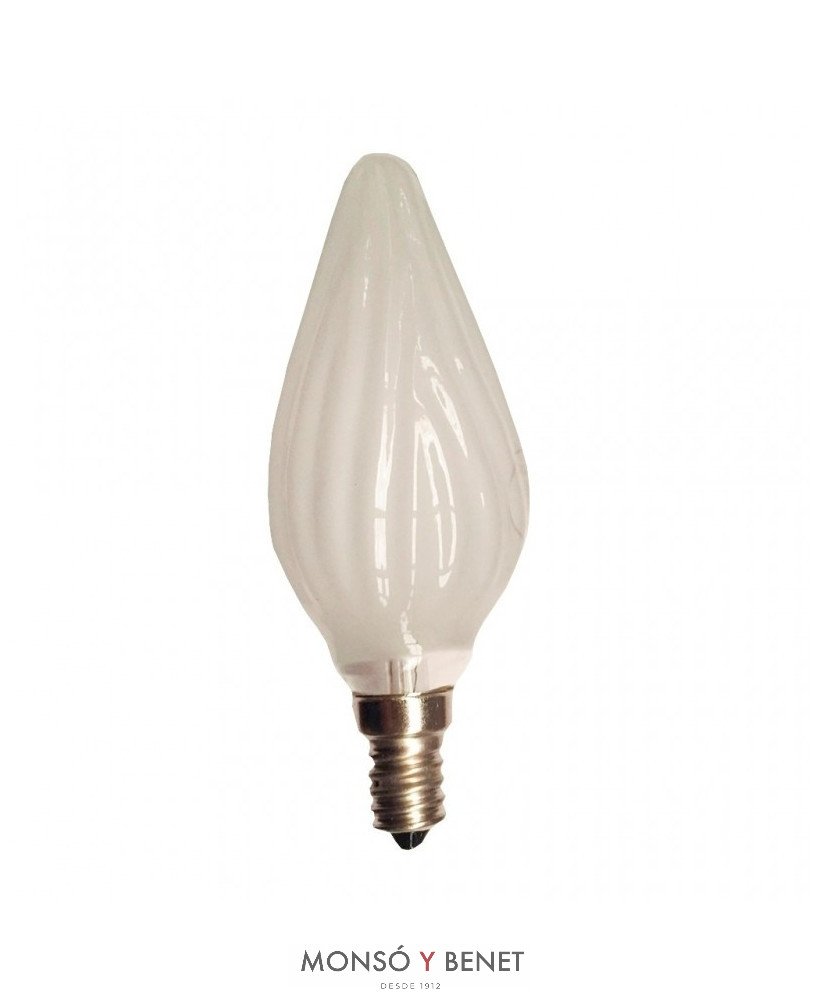 BOMBILLA VEL.ANTORCHA MATE 60W E14