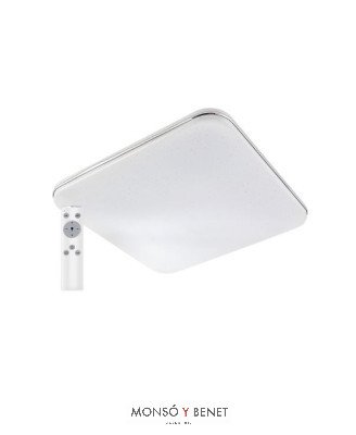 PLAFON LED CUADRADO SUPERFICIE 72W. PC-615 TONO VARIABLE