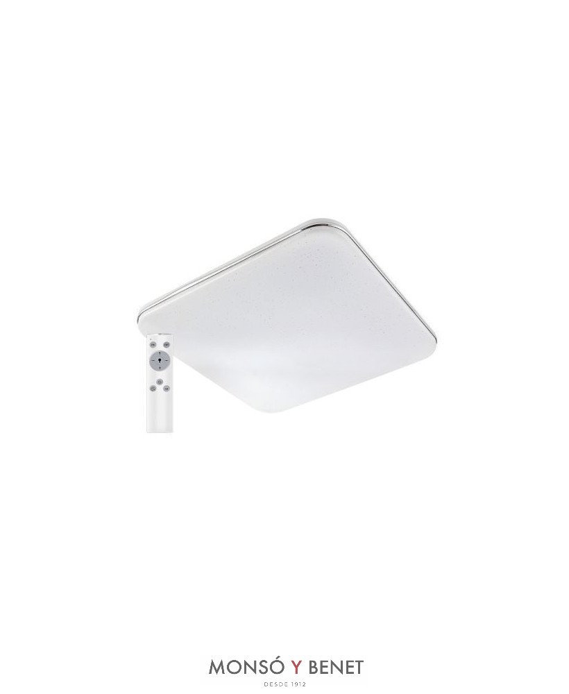 PLAFON LED CUADRADO SUPERFICIE 72W. PC-615 TONO VARIABLE