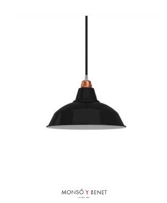 PANTALLA METAL BISTROT-30 NEGRA
