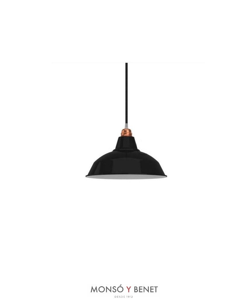 PANTALLA METAL BISTROT-30 NEGRA