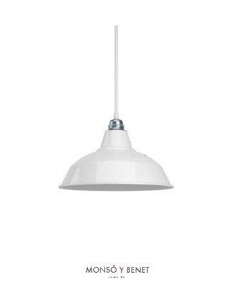 PANTALLA METAL BISTROT-30 BLANCA