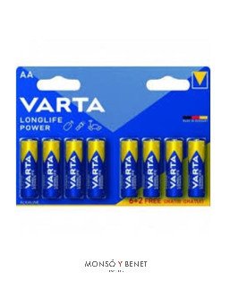 BLISTER OFERTA 6+2 ALKALINAS V4006O