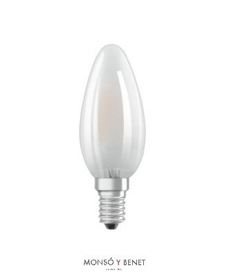 BOMBILLA LED VELA CÁLIDA MATE 02VMM2 E14 2700K