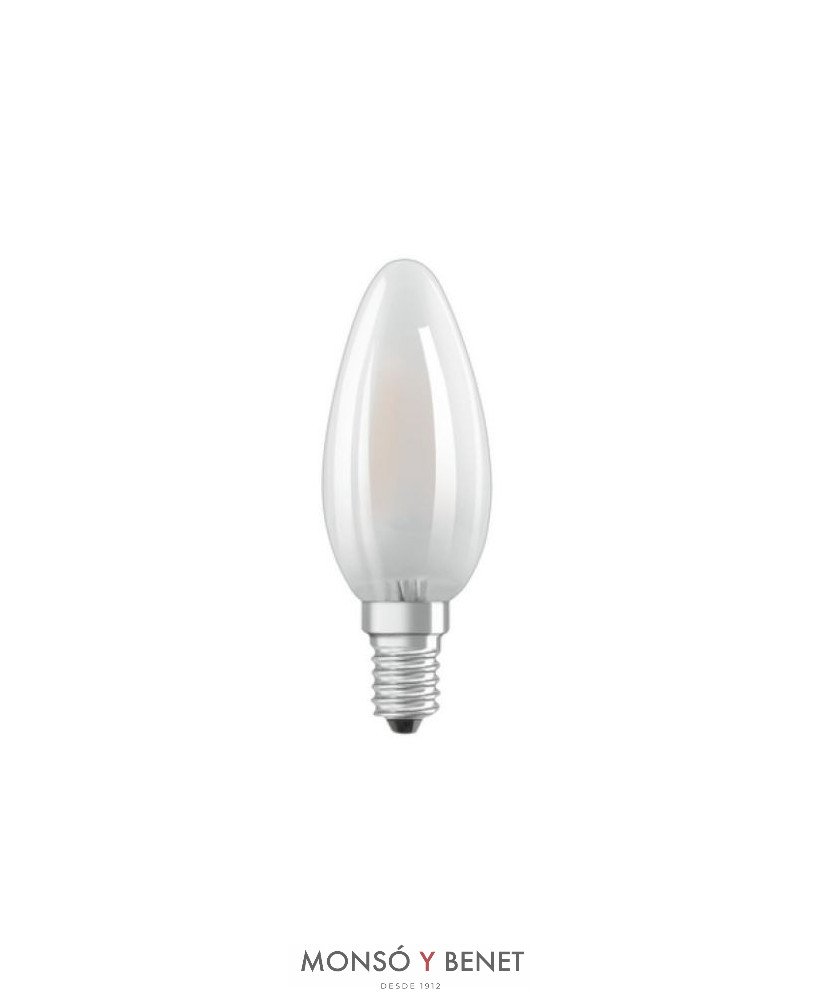 BOMBILLA LED VELA CÁLIDA MATE 02VMM2 E14 2700K