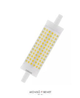 BOMBILLA LED LINEAL 118mm. DIMABLE 19LD72 R7S 2700K