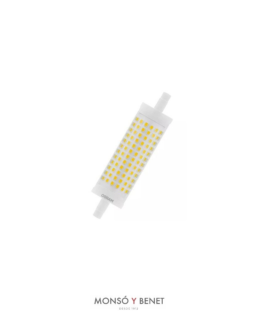 BOMBILLA LED LINEAL 118mm. DIMABLE 19LD72 R7S 2700K