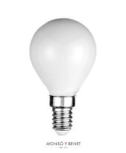 BOMBILLA LED ESFERICA OPAL 05EMM4 E14 4200K