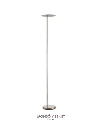 LAMPARA PIE LED DAPHNE CROMO MATE