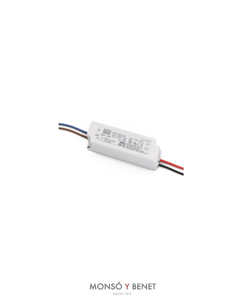 FUENTE DE TENSIÓN CONSTANTE LED 230V-24V./20W. C2024 IP67