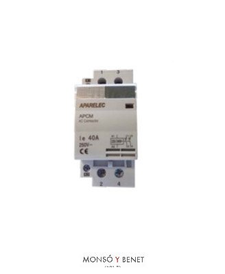 CONTACTOR 2 DIN 2 CONTACTOS NA 40A. 3209-40A
