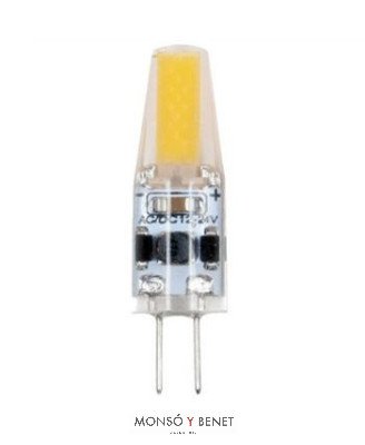 BOMBILLA LED BIPIN DIMABLE 12V 2W 02DB2B G4 2700K 360º