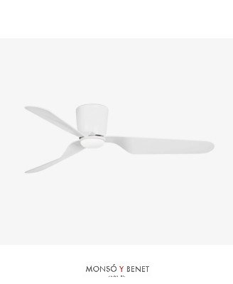 PEMBA Ø1320MM BLANCO 3 PALAS 15W 3000K