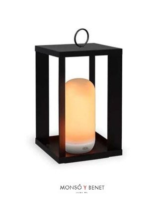 FAROL SOBREMESA LLAMA SIROCO-30-R NEGRO