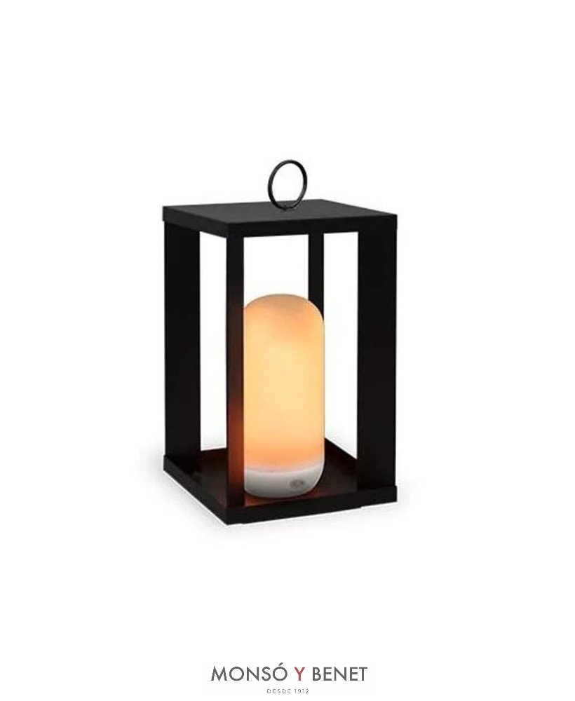 FAROL SOBREMESA LLAMA SIROCO-30-R NEGRO