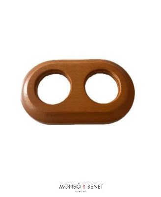 MARCO 2 ELEMENTOS 9206MO MADERA OSCURA EMPOTRAR FBDE