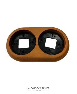 MARCO 2 ELEMENTOS 9226MO MADERA OSCURA SUPERFICIE FBDS