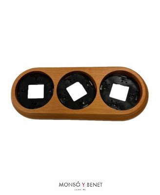 MARCO 3 ELEMENTOS 9227MO MADERA OSCURA SUPERFICIE FBDS