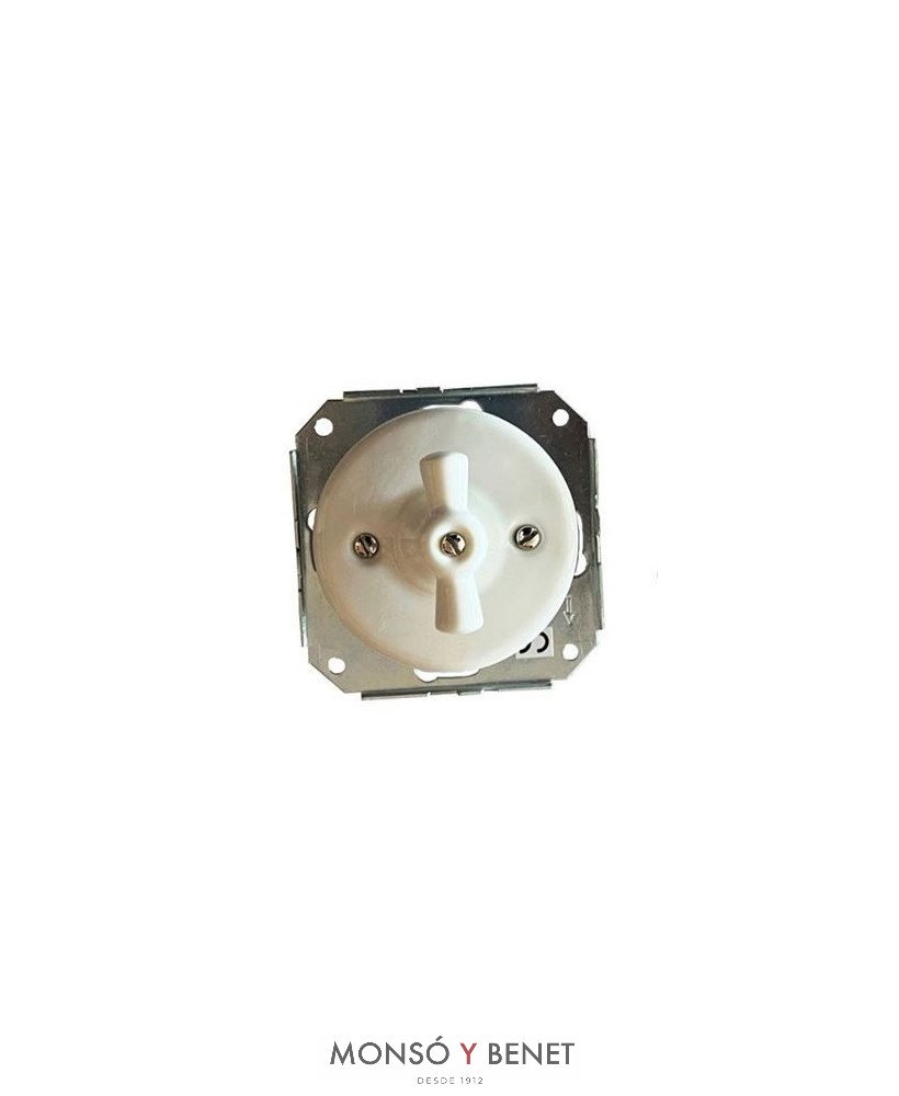 INTERRUPTOR-CONMUTADOR 9200PB PORCELANA BLANCO EMP. FBDE