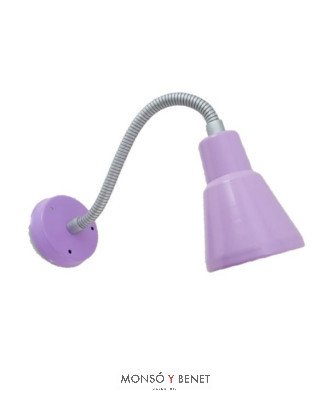 FLEXO DE PARED ALGA LILA