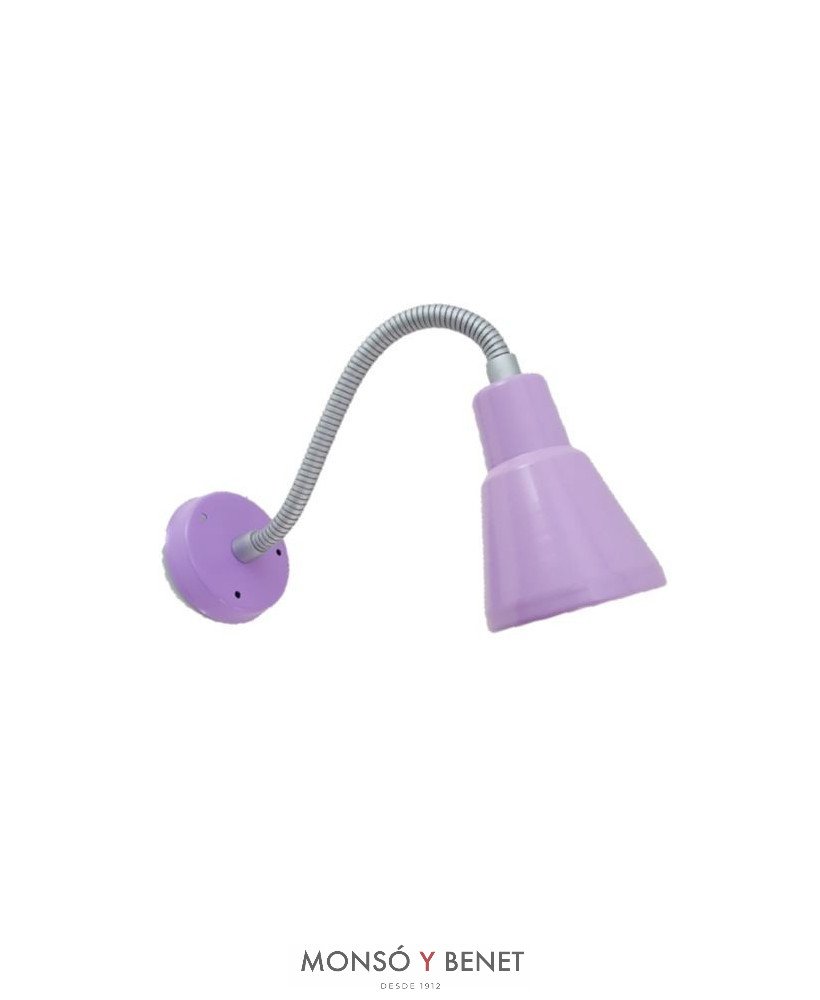 FLEXO DE PARED ALGA LILA